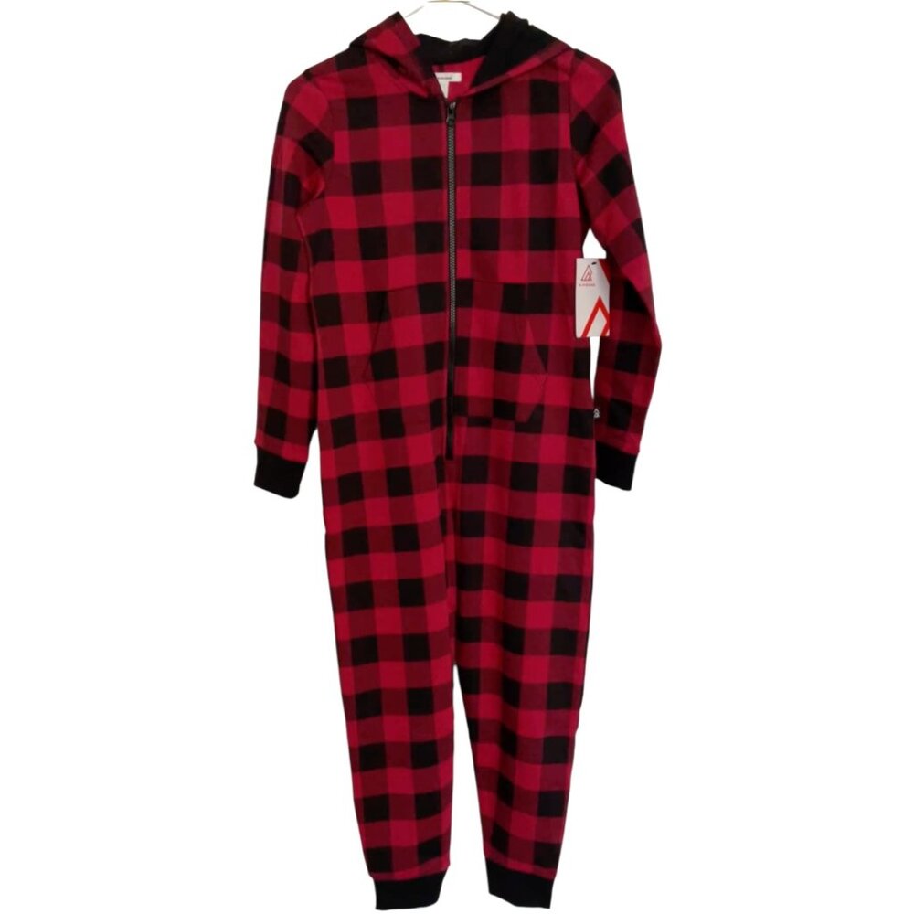 Ripzone Kids Unisex Plaid Pyjamas/Lounge Onesie